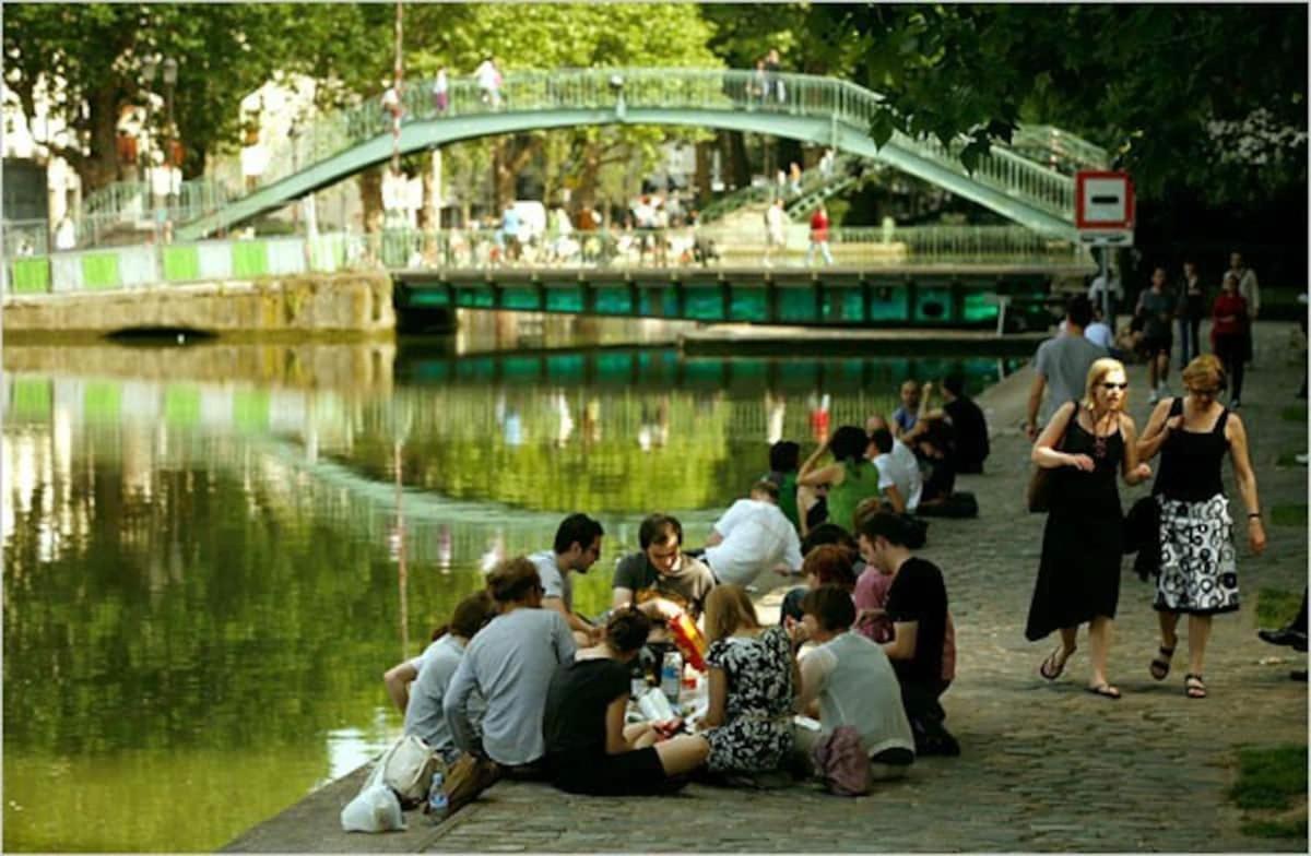 Charmante Studette Paris Canal Saint Martin Buitenkant foto
